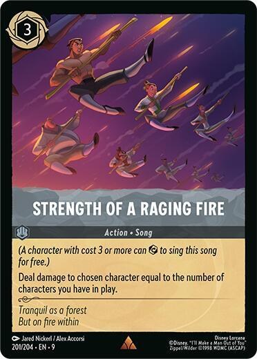 Strength of a Raging Fire - Cold Foil