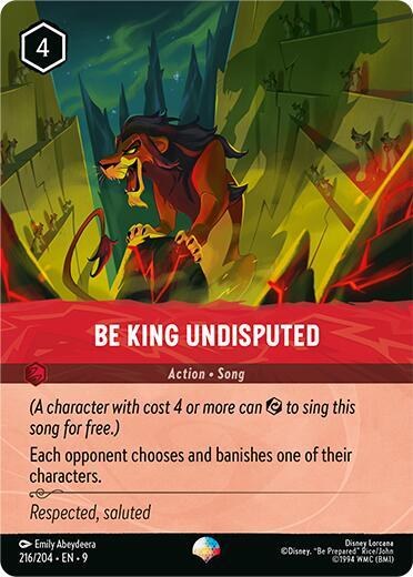 Be King Undisputed