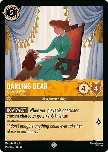 Darling Dear - Beloved Wife - Cold Foil