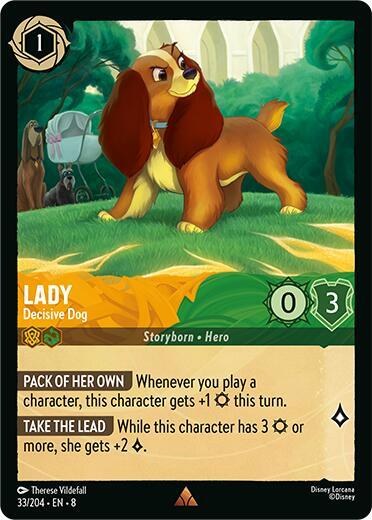 Lady - Decisive Dog - Cold Foil