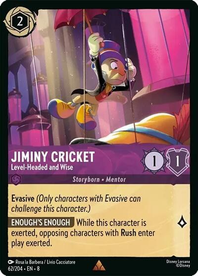 Jiminy Cricket - Level-Headed and Wise - Cold Foil