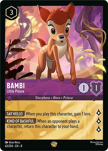 Bambi - Little Prince - Cold Foil