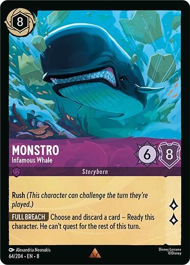 Monstro - Infamous Whale - Cold Foil
