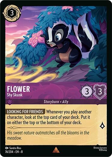 Flower - Shy Skunk - Cold Foil