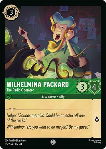 Wilhelmina Packard - The Radio Operator - Cold Foil