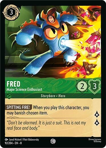 Fred - Major Science Enthusiast - Cold Foil