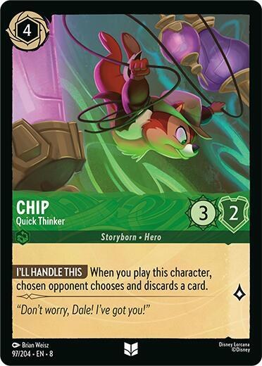 Chip - Quick Thinker - Cold Foil