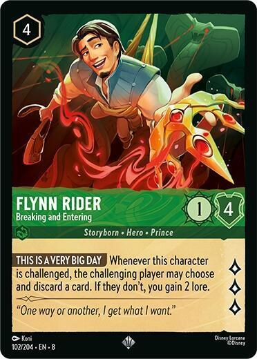 Flynn Rider - Breaking and Entering - Cold Foil