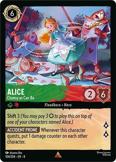 Alice - Clumsy as Can Be - Cold Foil