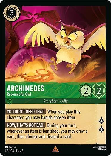 Archimedes - Resourceful Owl - Cold Foil