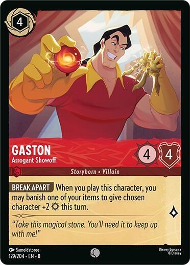 Gaston - Arrogant Showoff - Cold Foil