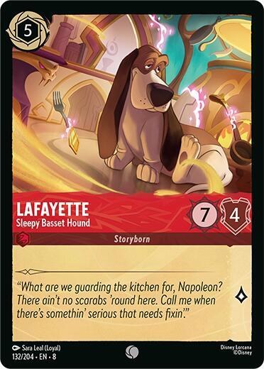 Lafayette - Sleepy Basset Hound - Cold Foil