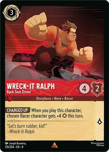 Wreck-It Ralph - Back Seat Driver - Cold Foil
