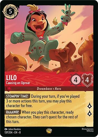 Lilo - Causing an Uproar - Cold Foil