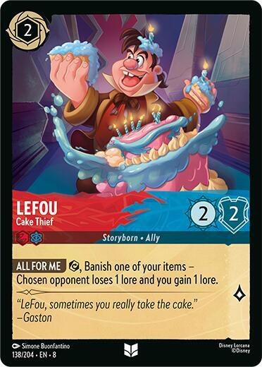 LeFou - Cake Thief - Cold Foil