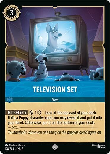 Television Set - Cold Foil