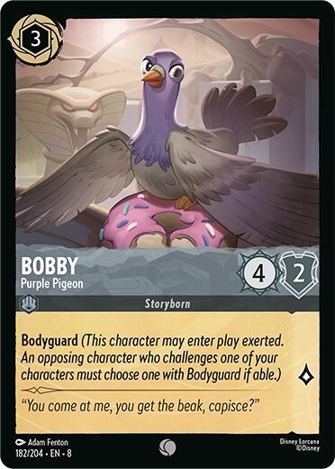 Bobby - Purple Pigeon - Cold Foil