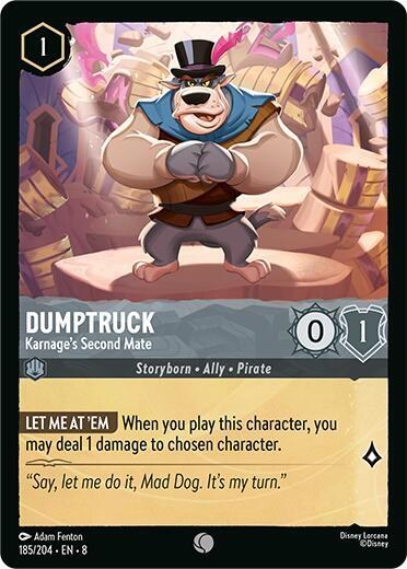 Dumptruck - Karnage's Second Mate - Cold Foil