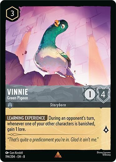 Vinnie - Green Pigeon - Cold Foil