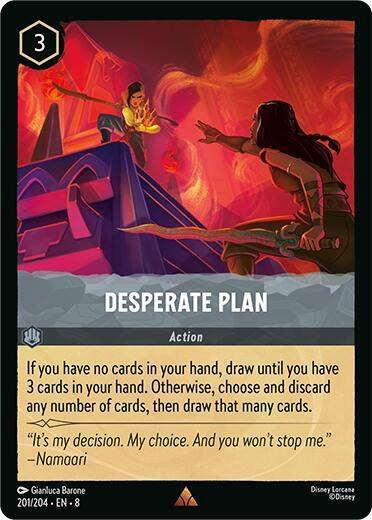 Desperate Plan - Cold Foil
