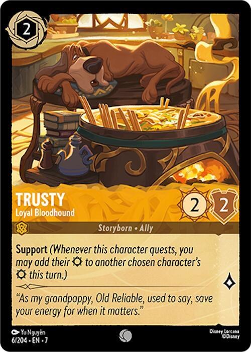 Trusty - Loyal Bloodhound - Cold Foil