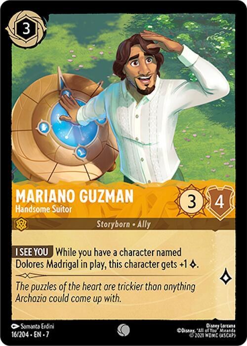 Mariano Guzman - Handsome Suitor - Cold Foil