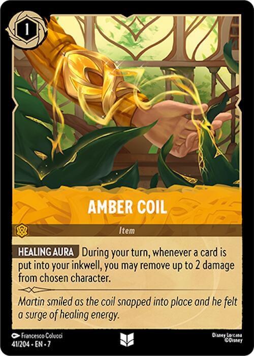 Amber Coil - Cold Foil
