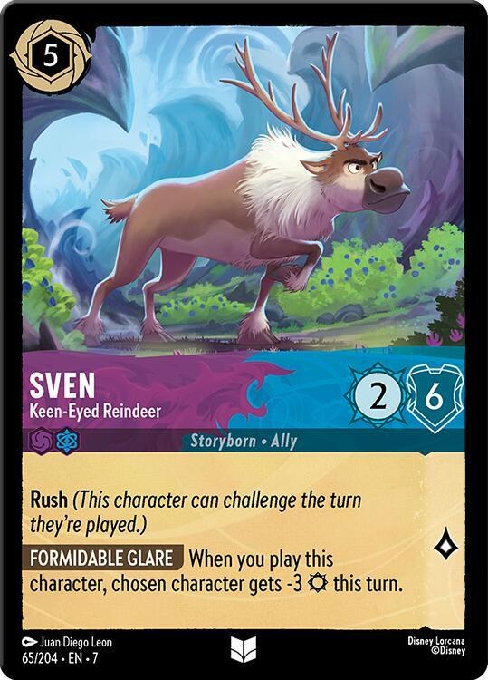 Sven - Keen-Eyed Reindeer - Cold Foil