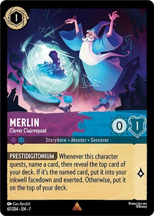 Merlin - Clever Clairvoyant - Cold Foil