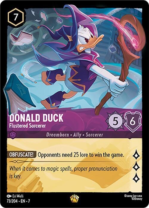 Donald Duck - Flustered Sorcerer - Cold Foil