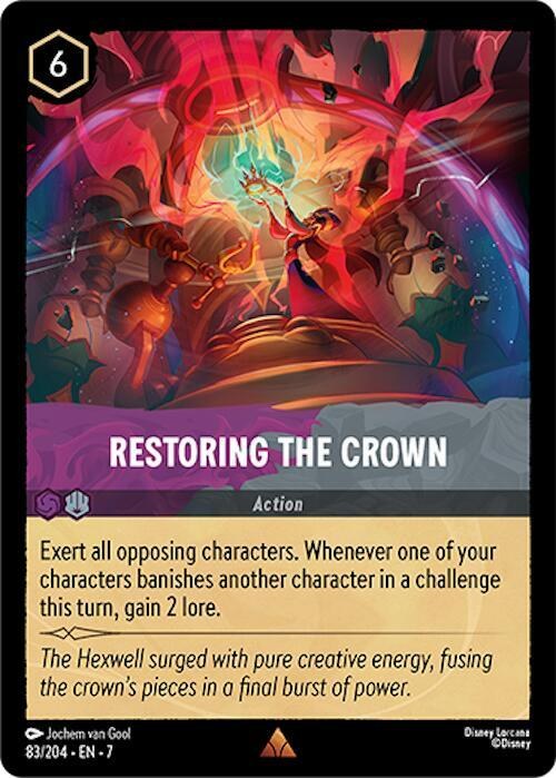 Restoring the Crown - Cold Foil