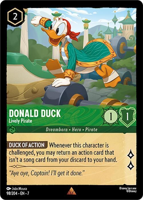 Donald Duck - Lively Pirate - Cold Foil