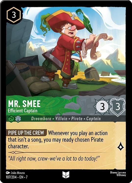 Mr. Smee - Efficient Captain - Cold Foil