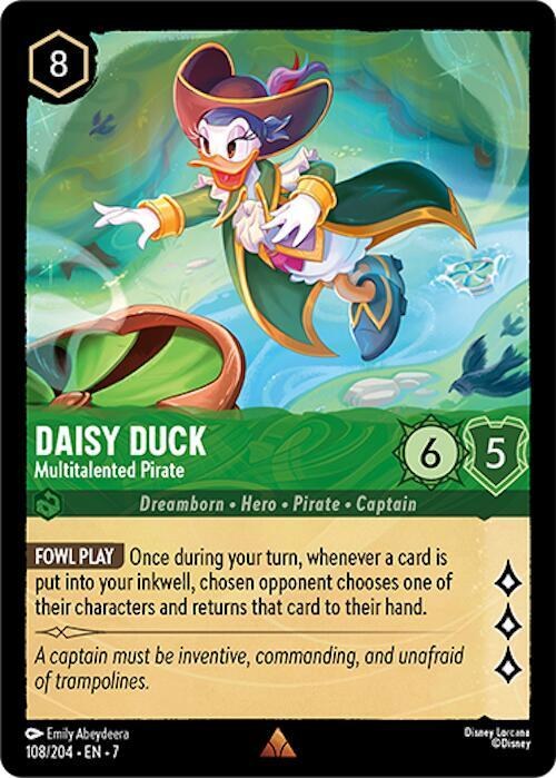 Daisy Duck - Multitalented Pirate - Cold Foil