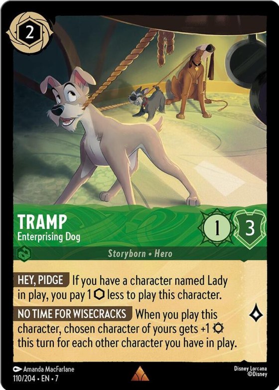 Tramp - Enterprising Dog - Cold Foil
