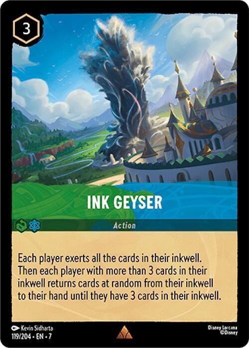 Ink Geyser - Cold Foil