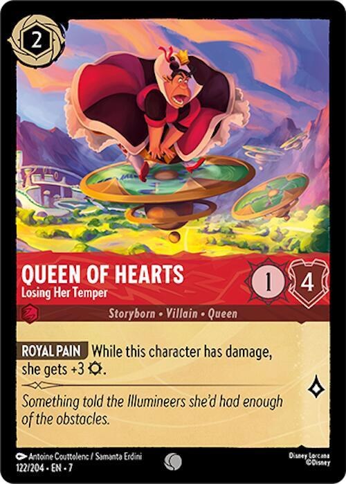 Queen of Hearts - Losing Her Temper - Cold Foil