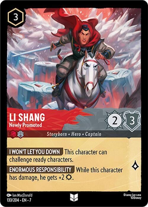 Li Shang - Newly Promoted - Cold Foil