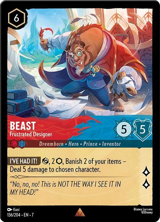 Beast - Frustrated Designer - Cold Foil