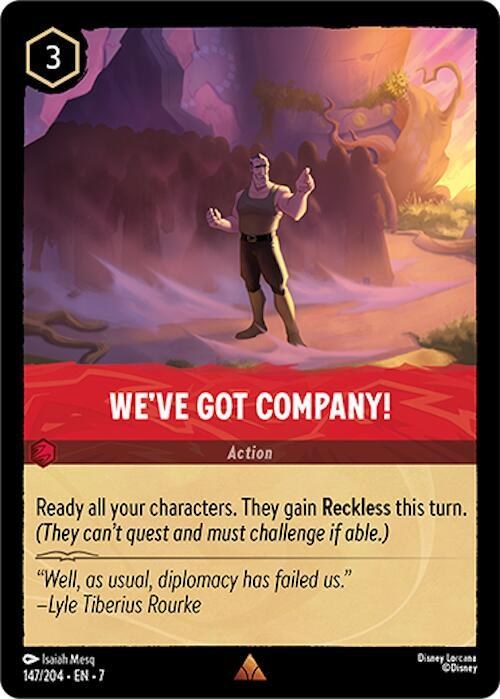 We've Got Company! - Cold Foil