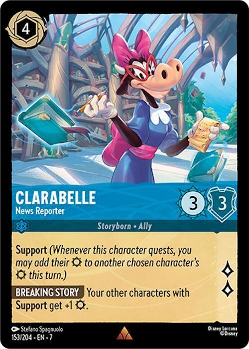 Clarabelle - News Reporter - Cold Foil