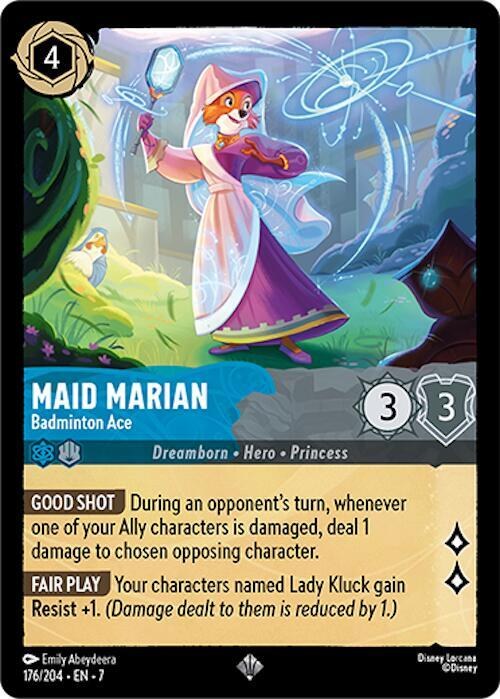 Maid Marian - Badminton Ace - Cold Foil