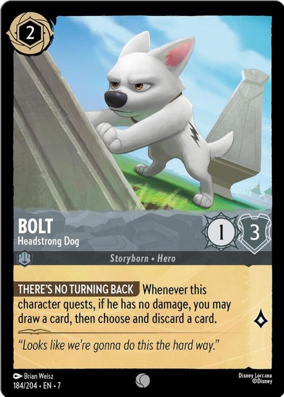 Bolt - Headstrong Dog - Cold Foil