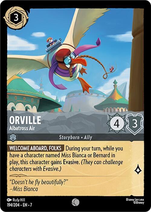 Orville - Albatross Air - Cold Foil