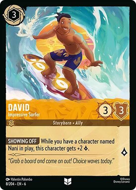 David - Impressive Surfer - Cold Foil
