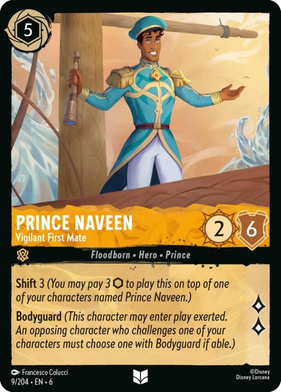 Prince Naveen - Vigilant First Mate - Cold Foil