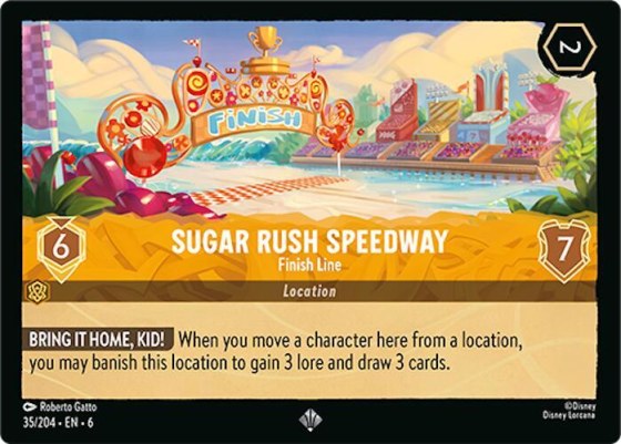 Sugar Rush Speedway - Finish Line - Cold Foil