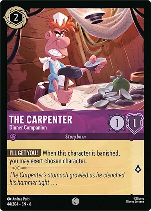 The Carpenter - Dinner Companion - Cold Foil