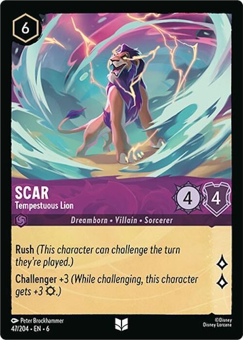 Scar - Tempestuous Lion - Cold Foil