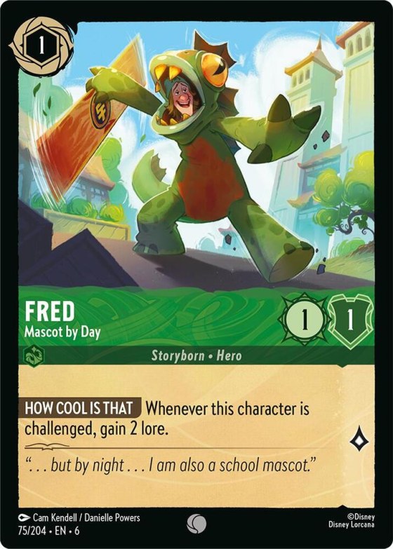 Fred - Mascot by Day - Cold Foil
